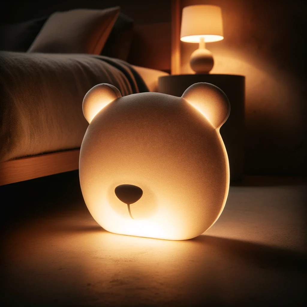 veilleuse ourson peluche