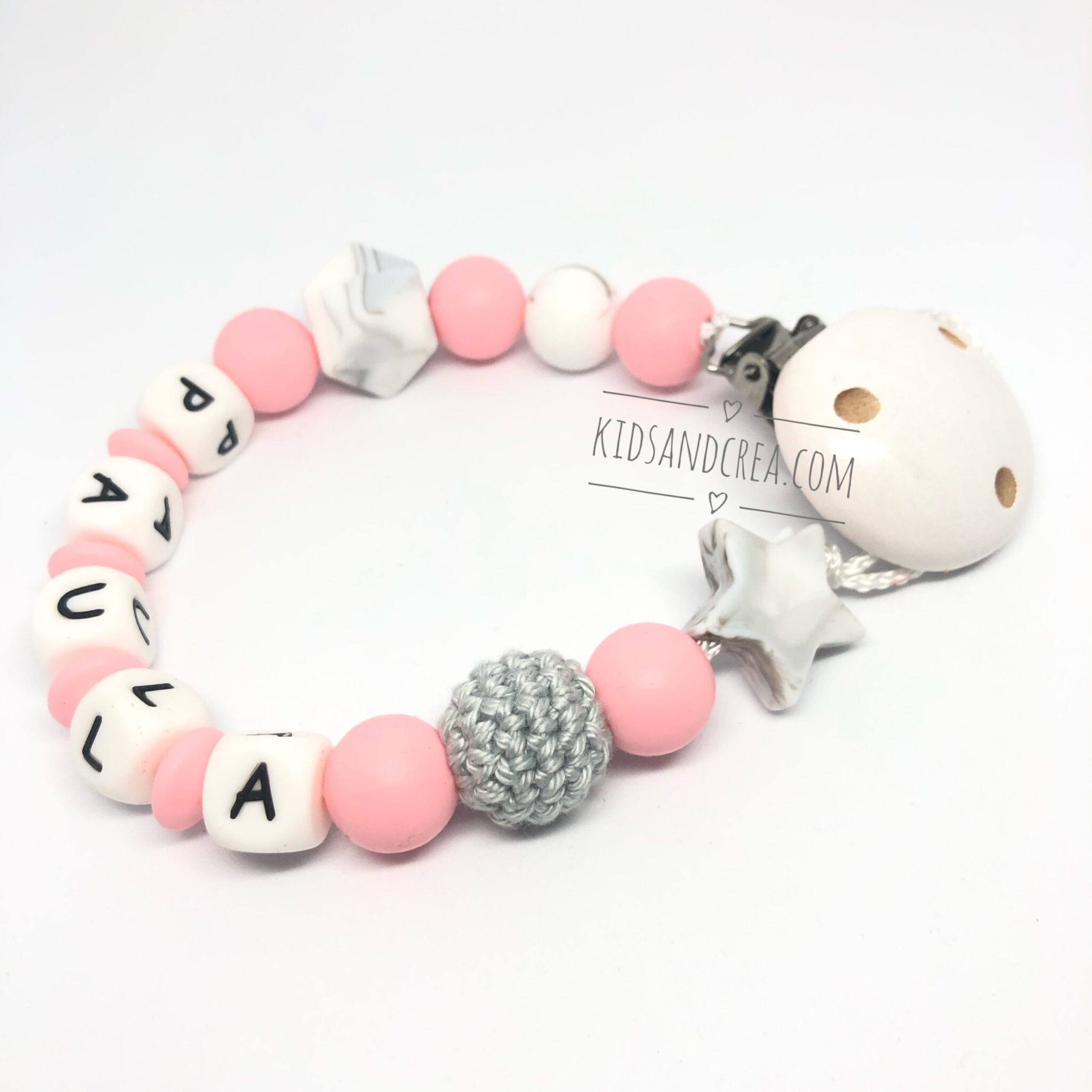 Attache-tétine Bébé En Silicone Alimentaire - DRFEIFY - Lettres BABY - Couleurs Riches Et Formes