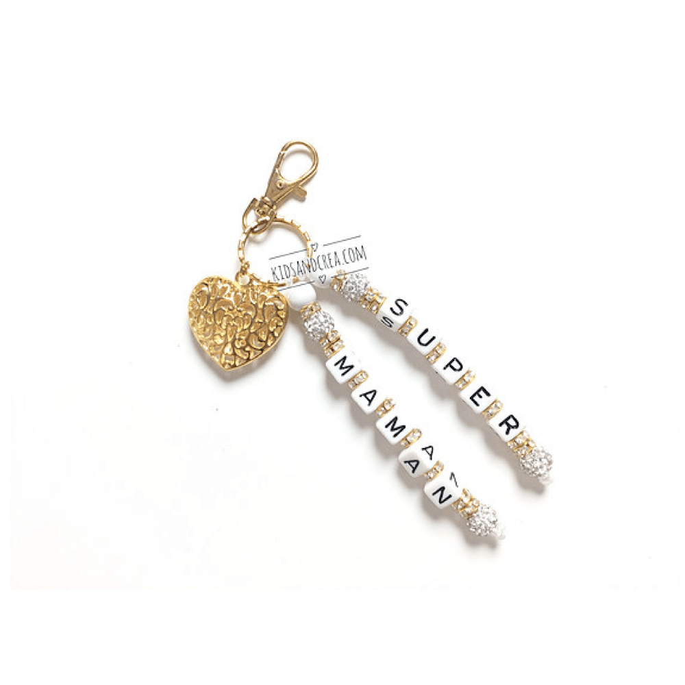 porte clés personnalisé coeur