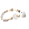 Attache tétine bébé naturel personnalisée