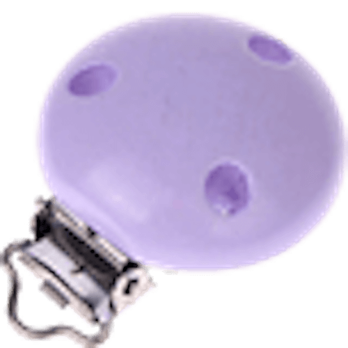Clip bois 3 trous 35 mm — lilas