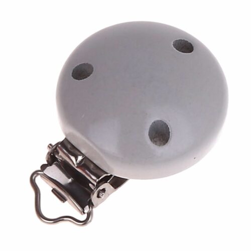 Clip bois 3 trous 35 mm — gris clair