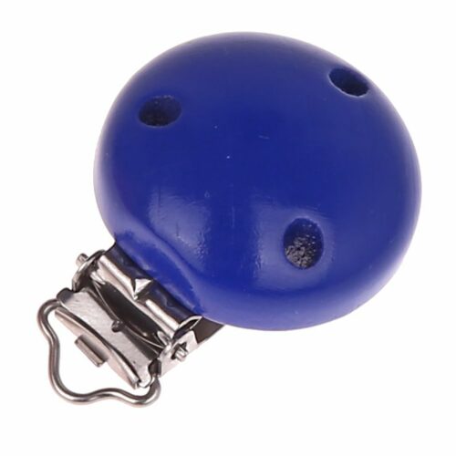 Clip bois 3 trous 35 mm — bleu marine